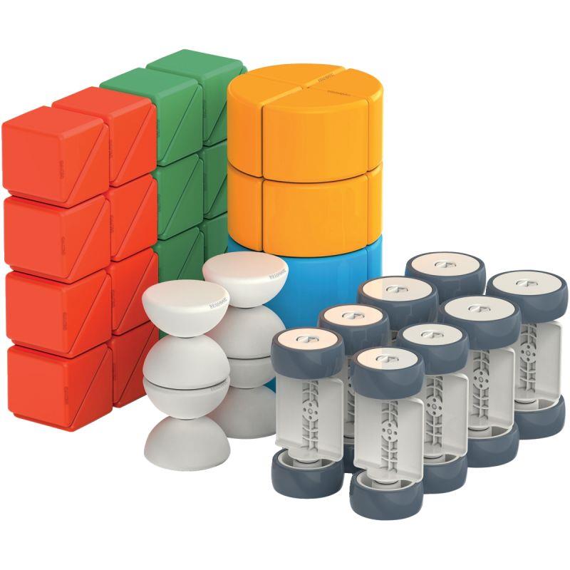 Ref. 57442, Lot de 80 cubes et roues magnétiques MAGICUBE, marque N.C