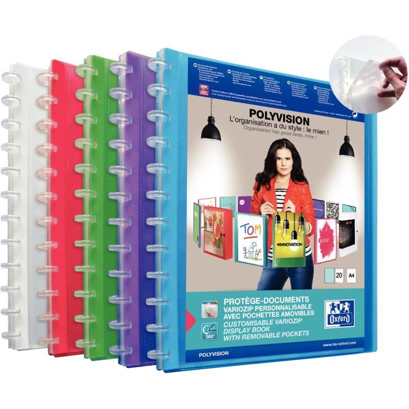 Image de  Protège-documents personnalisable 40 vues VARIOZIP POLYVISION 