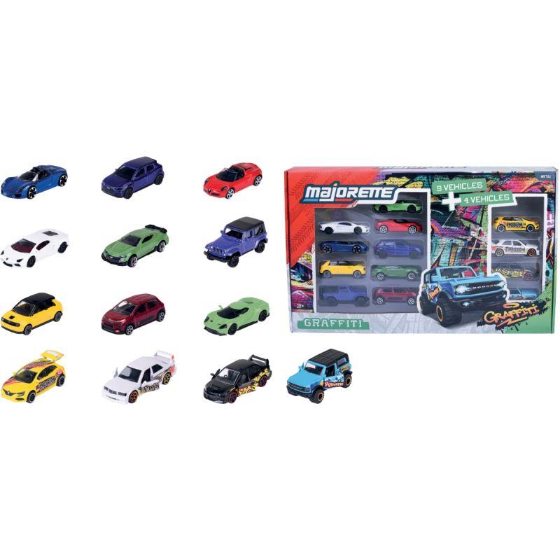 Image de  Coffret de 13 véhicules MAJORETTE assortis 
