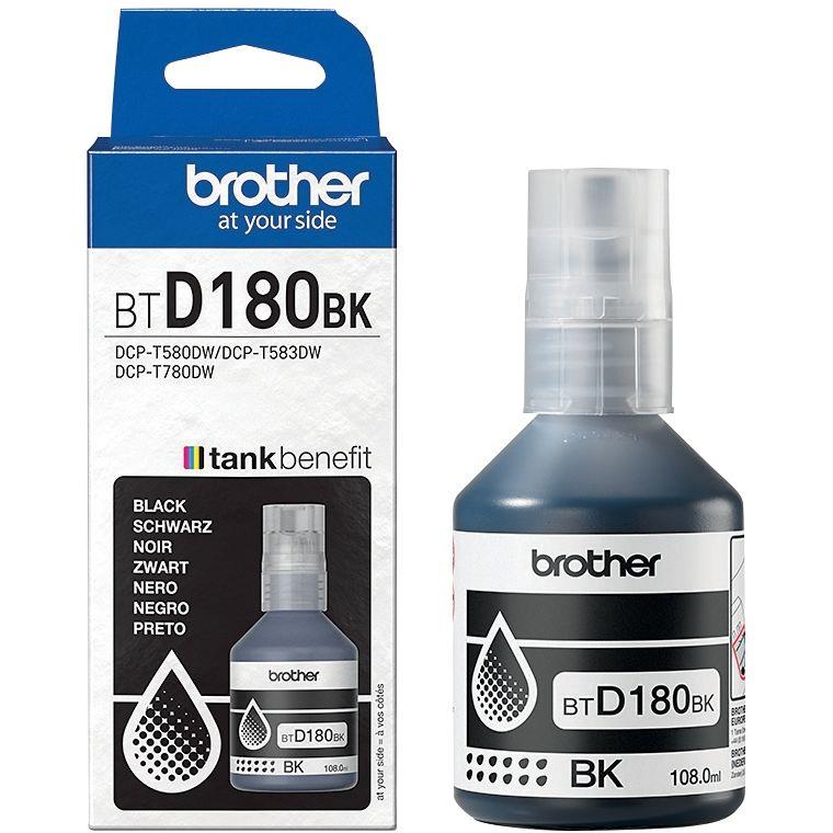 Image de  Brother BTD180 bouteille jet d''encre noir authentique (BTD180BK) 