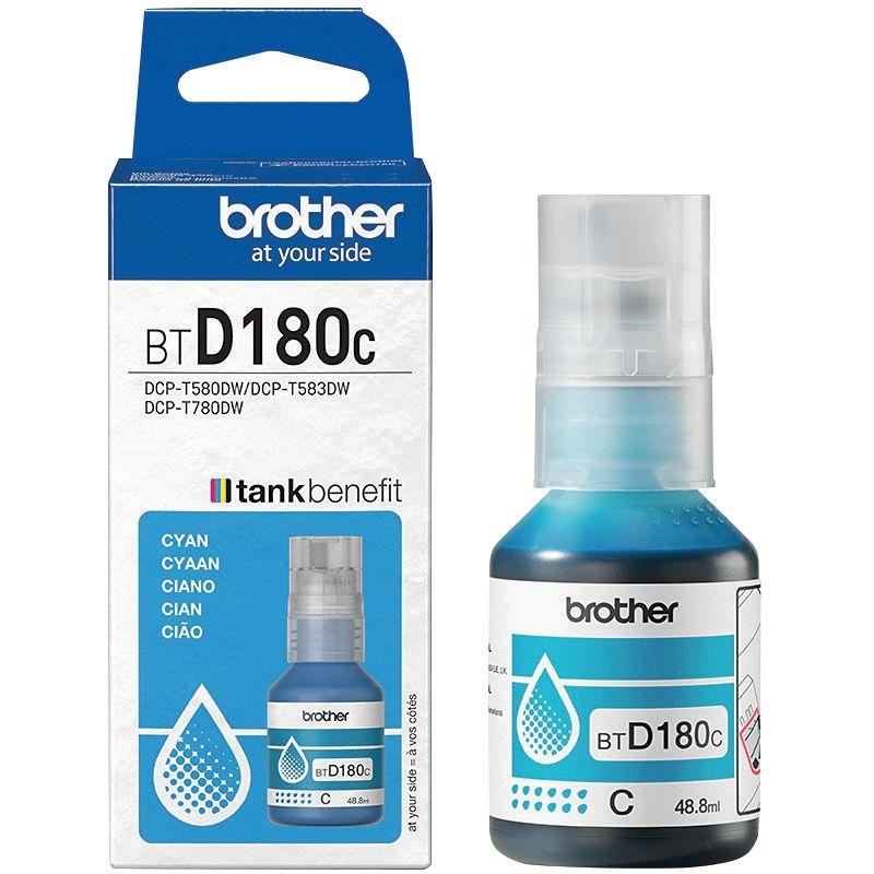 Image de  Brother BTD180 bouteille jet d''encre cyan authentique (BTD180C) 