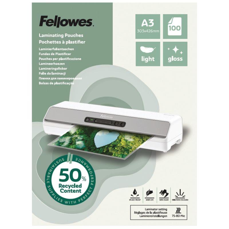 Image de  Bte100 pochplastifa3 80mic 