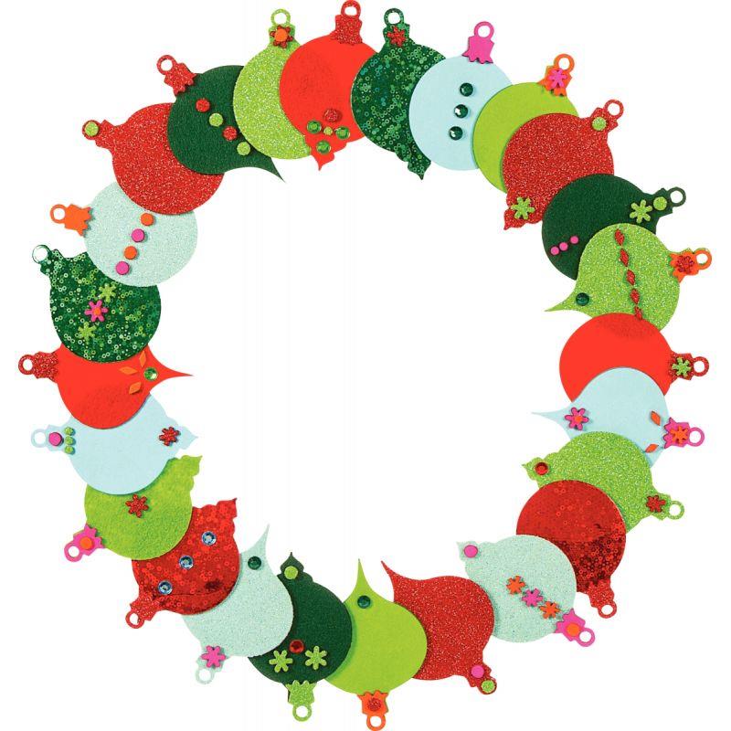 Image de  Pack 321 pièces deco de noel mousse feutrine 