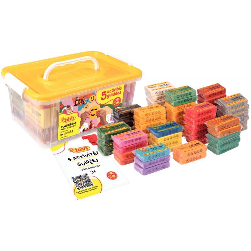 Image de  Pack 68x50g plastilina coloris assortis 