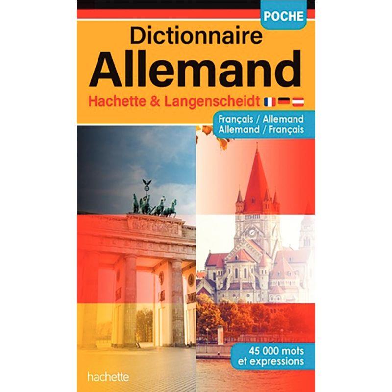Ref. 57830, Dictionnaire de poche allemand hachette & langenscheidt, Français/allemand, allemand/Français, marque N.C