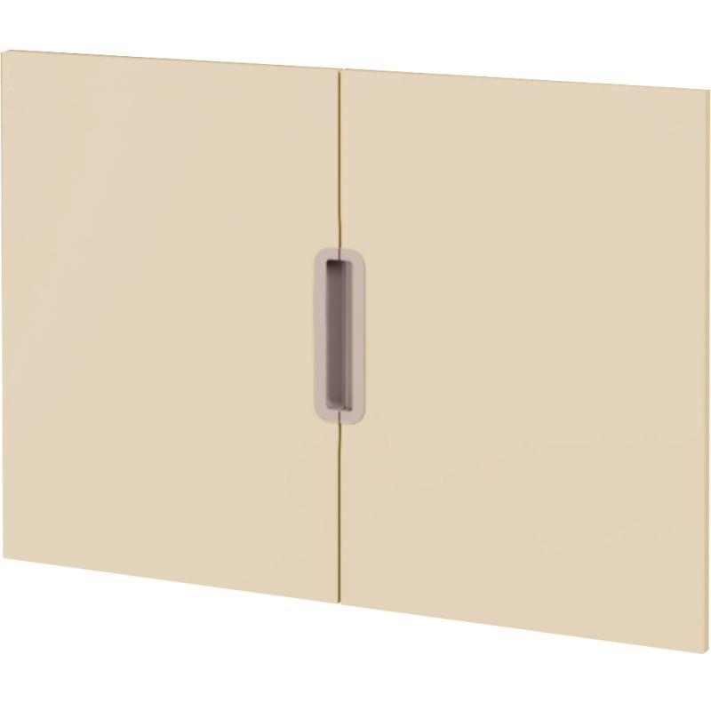Image de  Lot de 2 portes basses beiges 