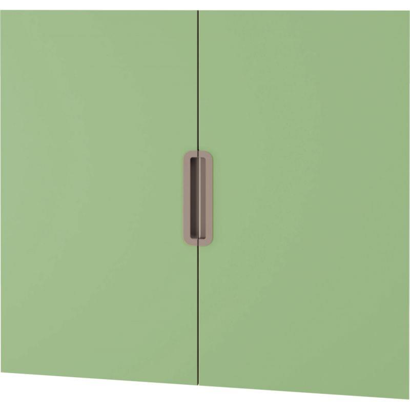 Image de  Lot de 2 portes hautes vertes 