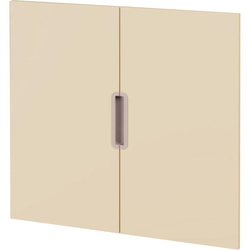 Image de  Lot de 2 portes hautes beiges 