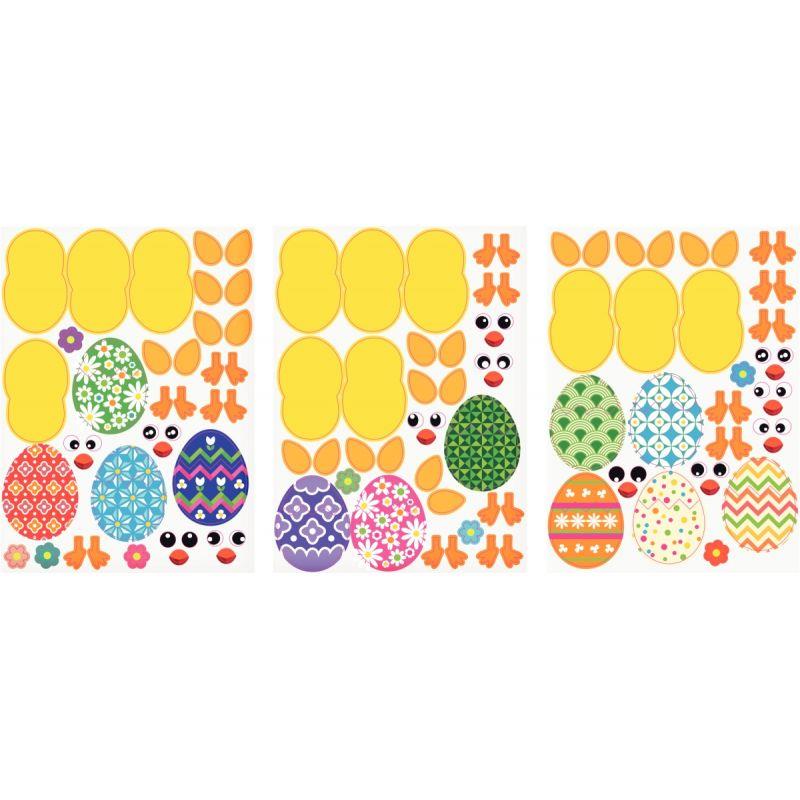 Image de  Sachet de 36 poussins à créer avec 396 gommettes assorties 