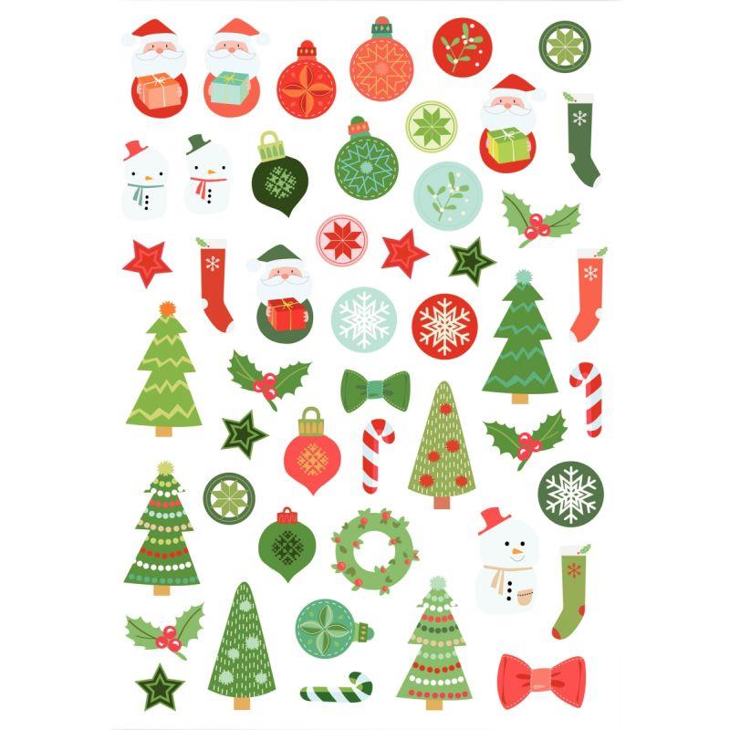 Image de  Sachet de 346 gommettes Noël assorties 