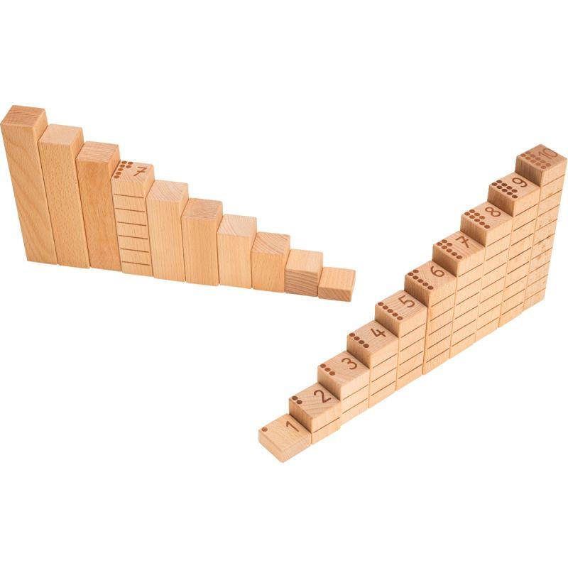 Ref. 57988, Boite 29 blocs numériques en bois, marque N.C