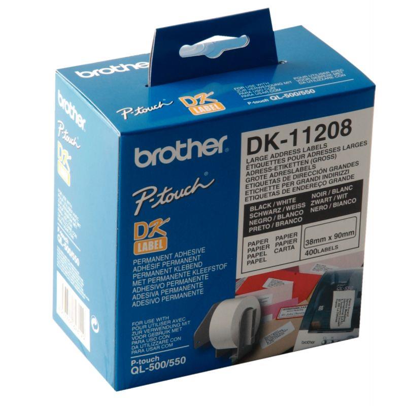 Image de  Rouleau étiquettes BROTHER pour adresse  38 x 90 mm 