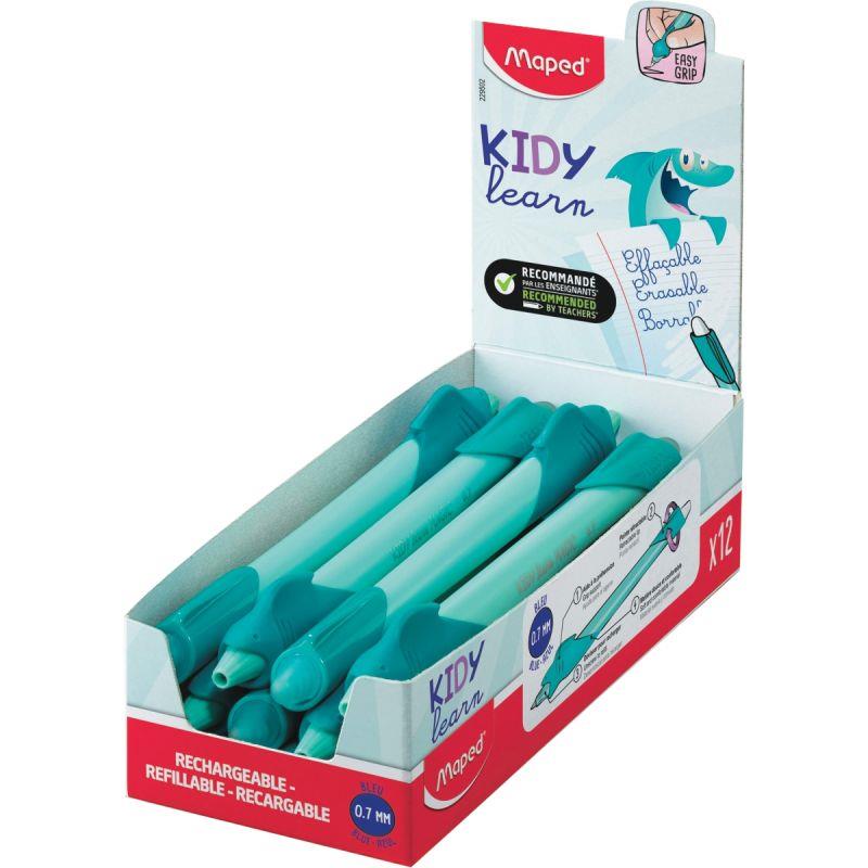 Image de  Boite de 12 stylos apprentissage requin + 6 recharges offertes 