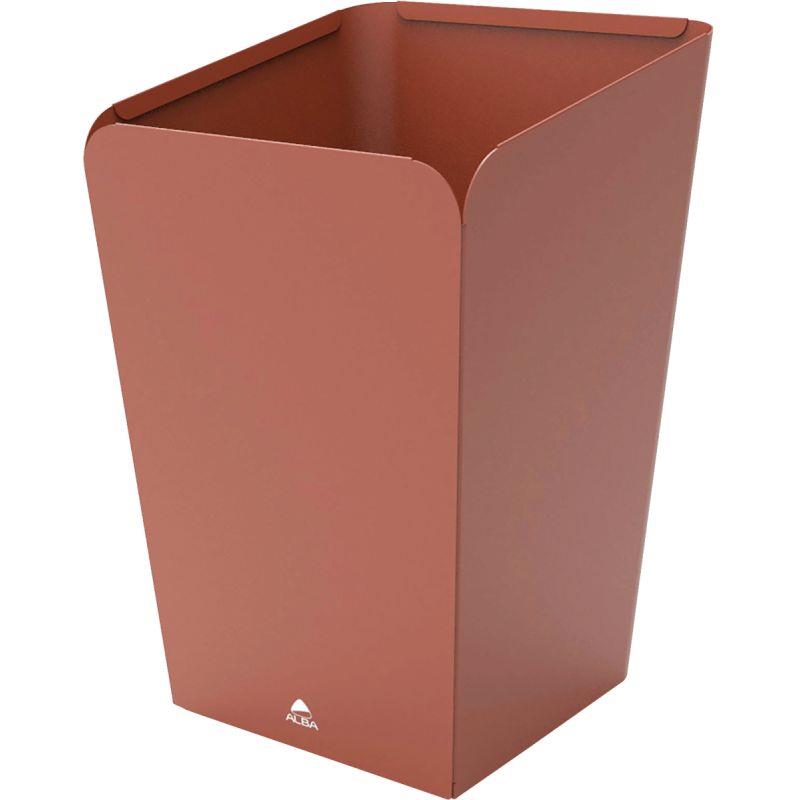 Image de  Corbeille papier 18 L métal terracotta 