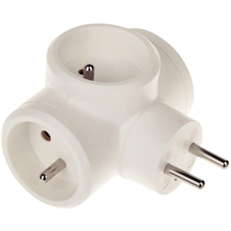 Image de  Triplite 3 prises blanche 