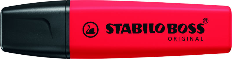 Image de  Surligneur Stabilo Boss rouge 