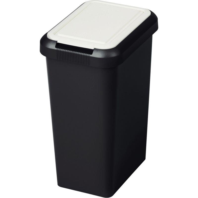 Image de  Poubelle de tri sélectif 45L blanche 
