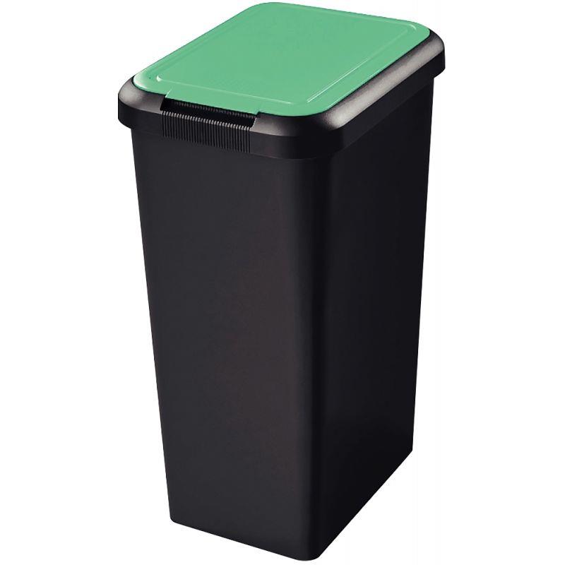 Image de  Poubelle de tri sélectif 45L verte 