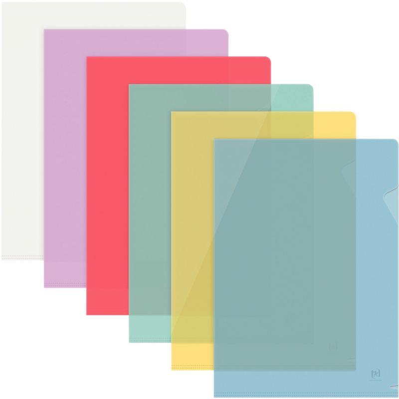 Image de  Boîte de 50 pochettes coin en PVC souple FARD''LISS, coloris assortis 