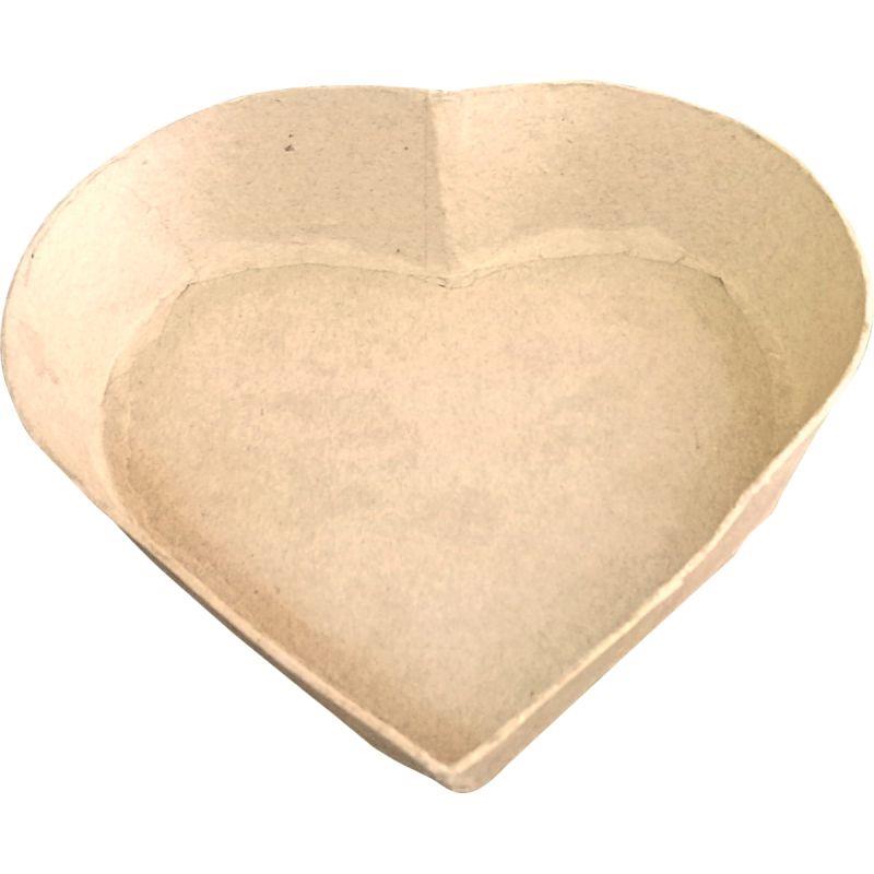 Ref. 58412, Lot de 10 vide poches carton forme coeur, marque N.C