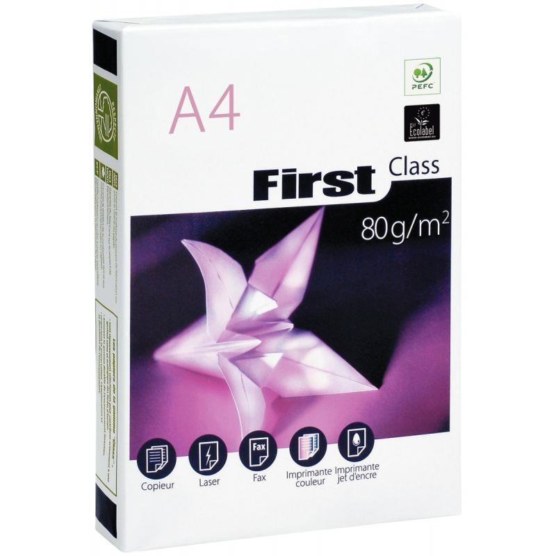 Image de  Ramette de 500 feuilles format A4 80g blanc FIRST 