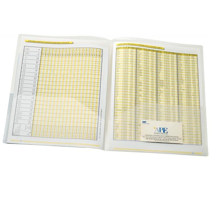 Image de  Paquet de 10 chemises double poche en polypropylène 20/100ème, incolore 
