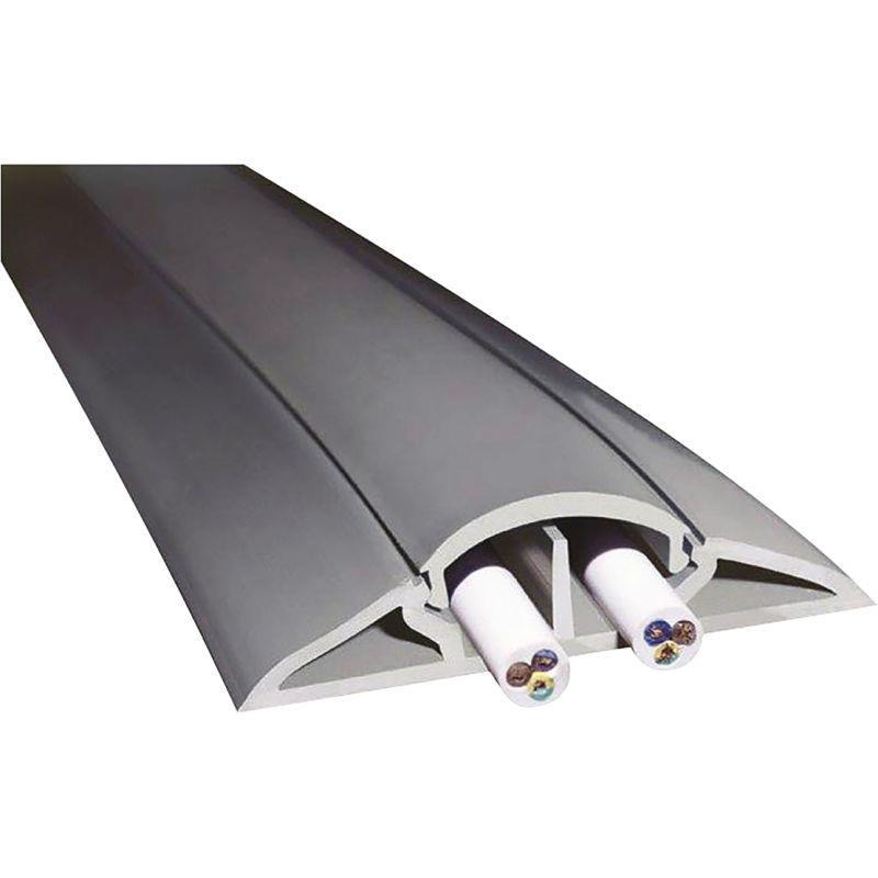 Image de  Protège cable à clip gris 3m 