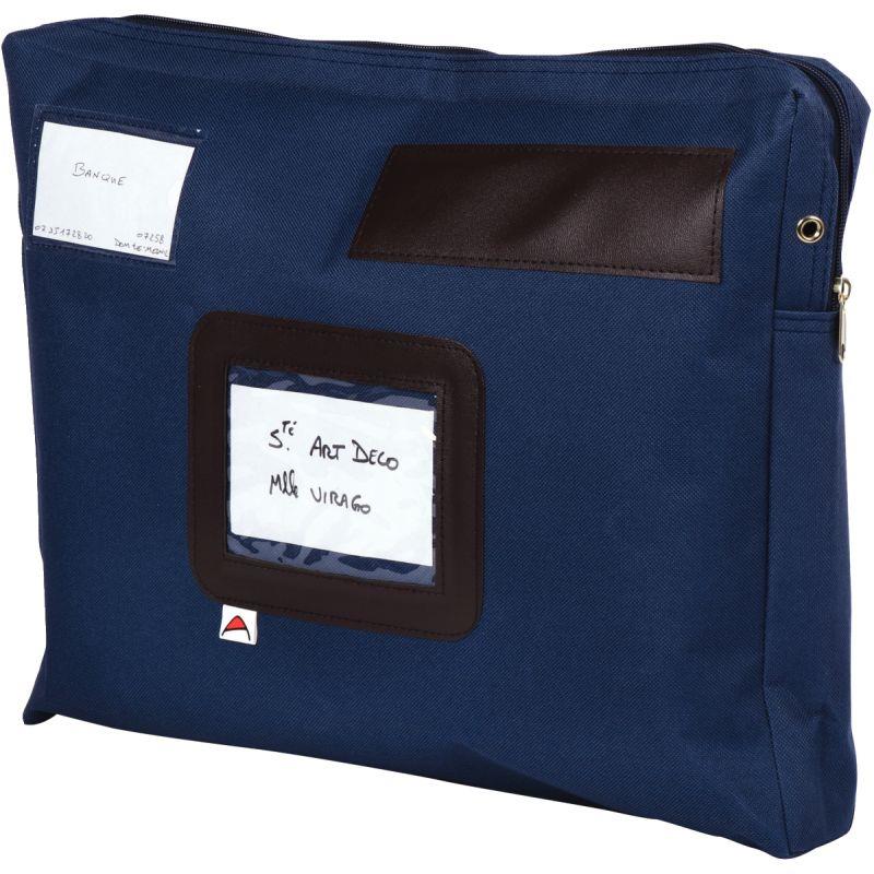 Image de  Pochette caisse 320x420mm soufflet 50mm bleue 