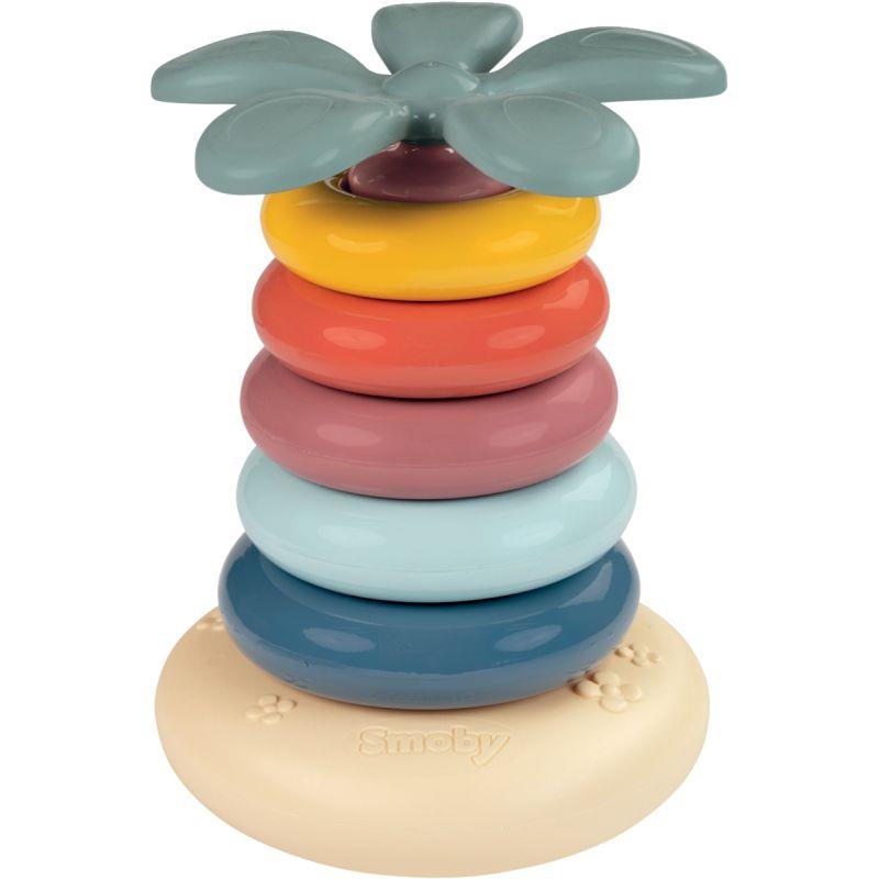 Ref. 58523, Palmier à empiler 5 anneaux LITTLE SMOBY, marque SMOBY