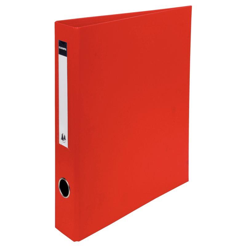 Image de  Classeur rigide rembordé PVC, 4 anneaux en D, format A4+, dos 7 cm, rouge 