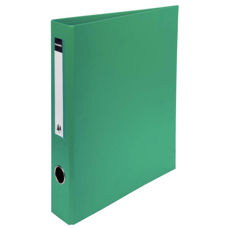 Image de  Classeur rigide rembordé PVC, 4 anneaux en D, format A4+, dos 7 cm, vert 