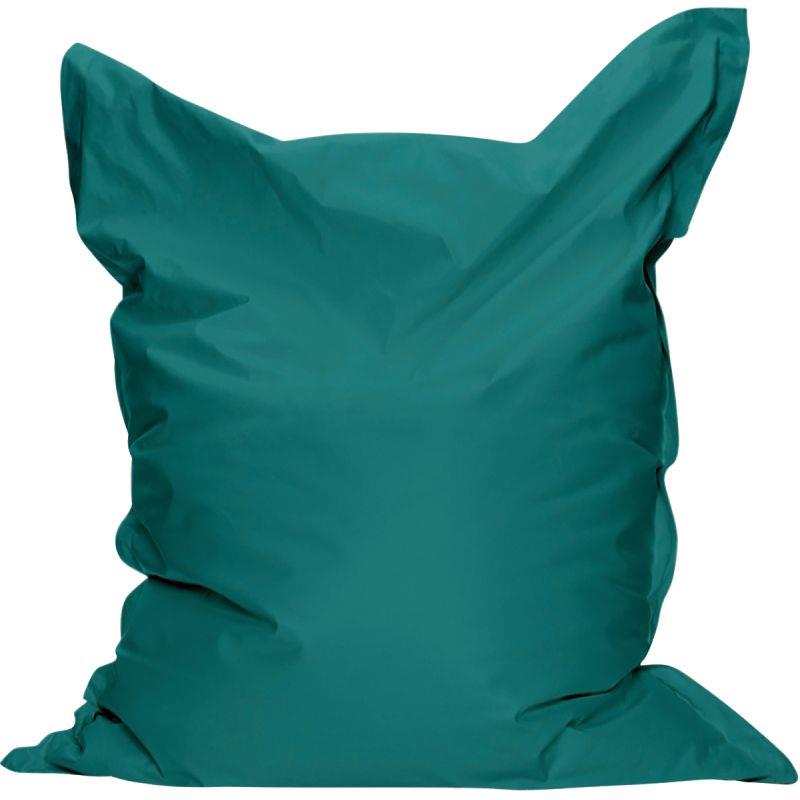 Ref. 58732, Coussin géant 140x140cm bleu canard, marque N.C