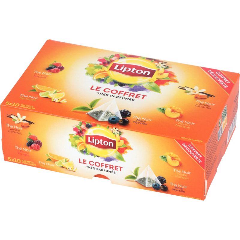 Image de  Boite de 50 sachets thés parfumés LIPTON 