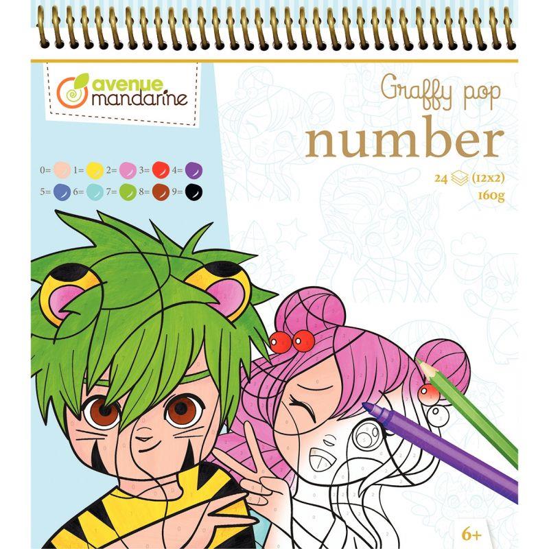 Image de  Carnet de mangas a colorier 