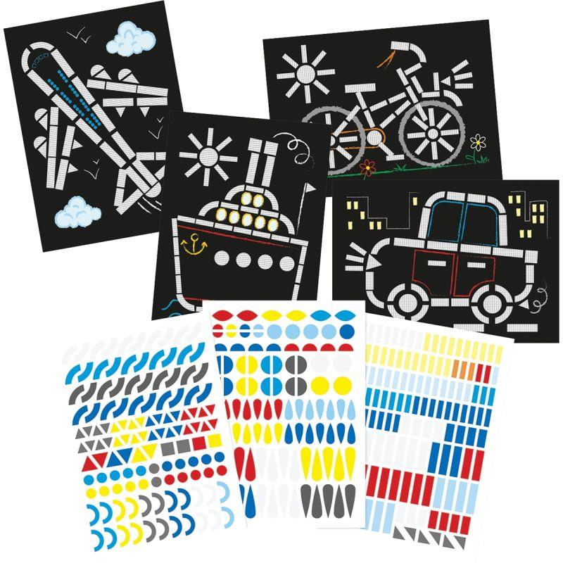 Image de  Atelier gommettes transports 