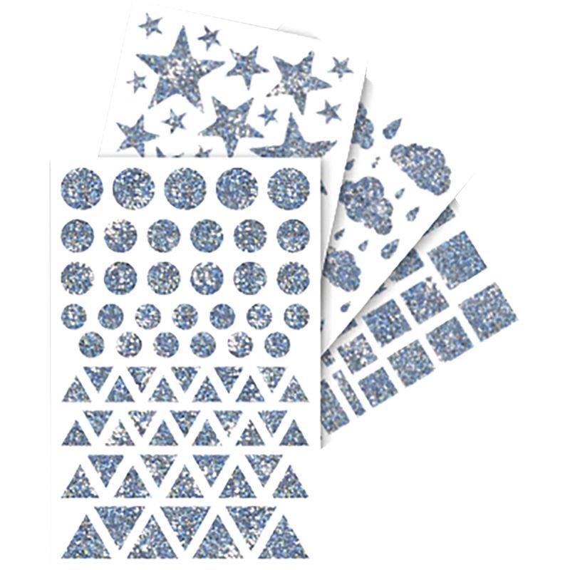Image de  Atelier gommettes holographique modele géométrie assorti 