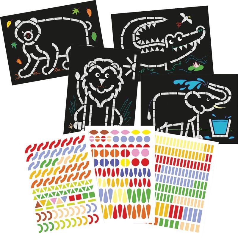 Image de  Ateliers gommettes animaux sauvages 