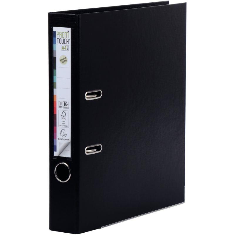 Image de  Classeur à levier PREM''TOUCH format A4+, dos 5 cm, noir 