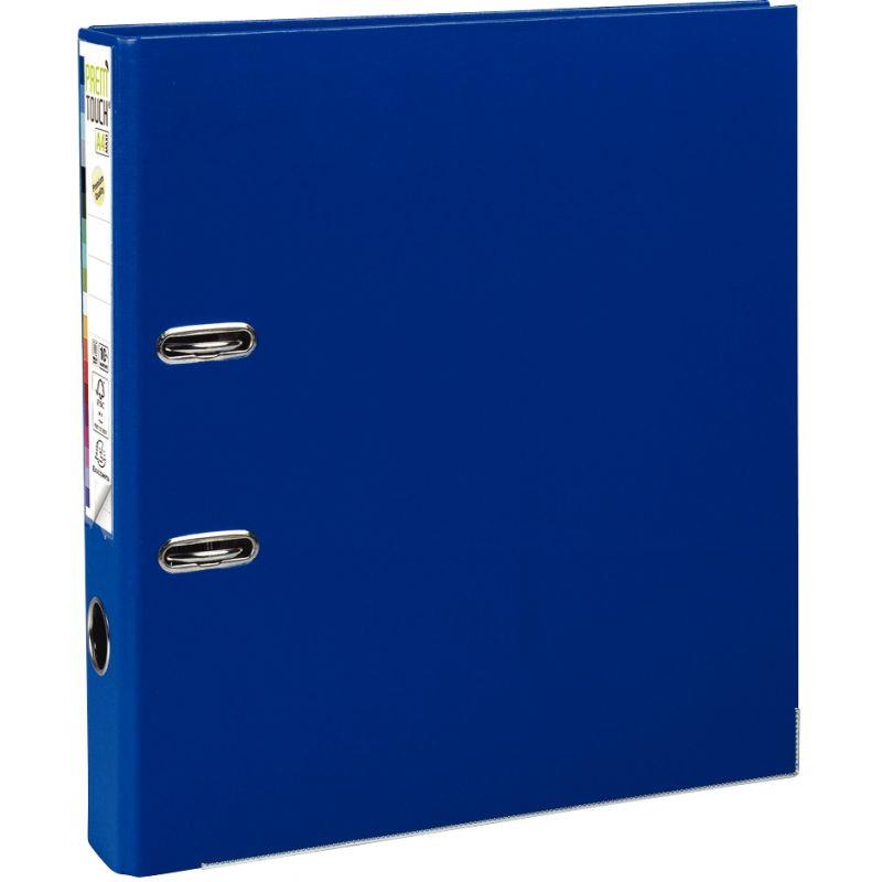 Image de  Classeur à levier PREM''TOUCH format A4+, dos 8 cm, bleu foncé 