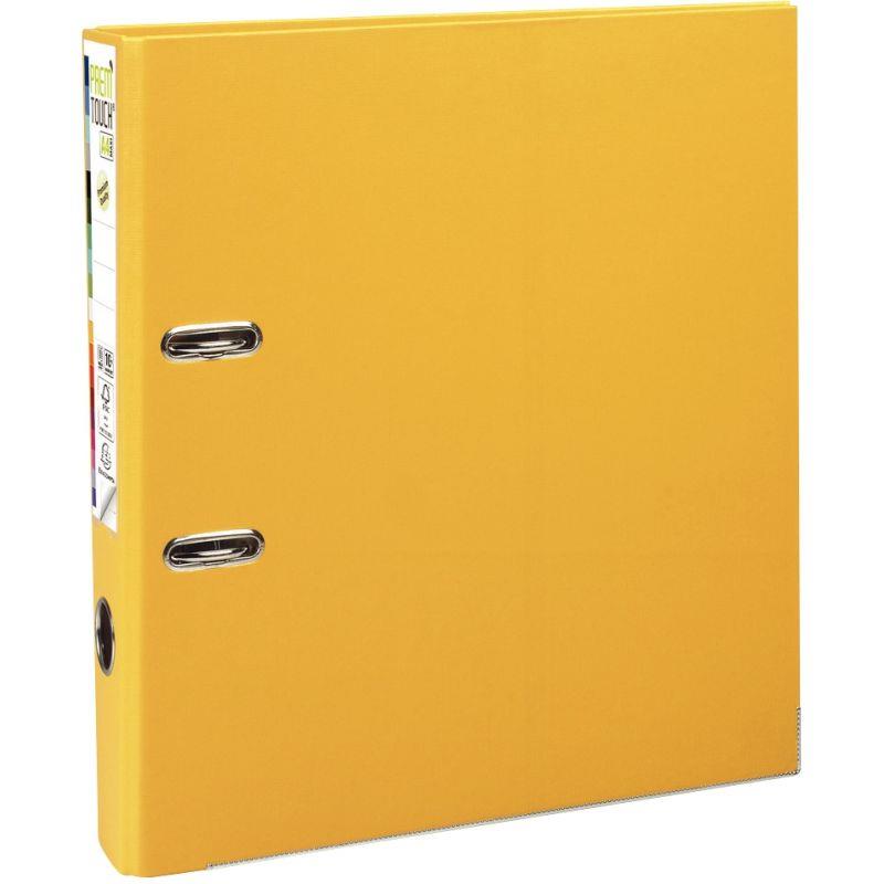 Image de  Classeur à levier PREM''TOUCH format A4+, dos 8 cm, jaune 