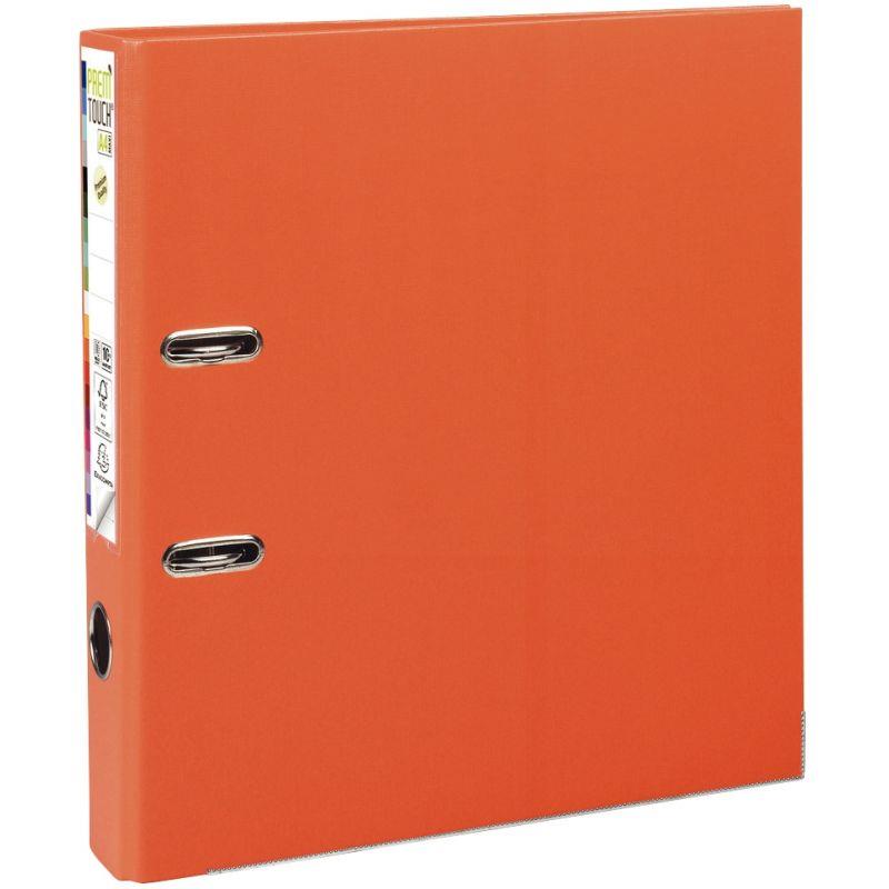 Image de  Classeur à levier PREM''TOUCH format A4+, dos 8 cm, orange 