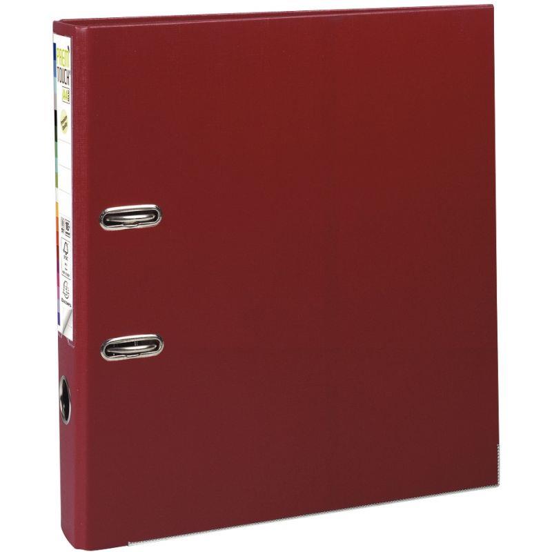 Image de  Classeur à levier PREM''TOUCH format A4+, dos 8 cm, bordeaux 