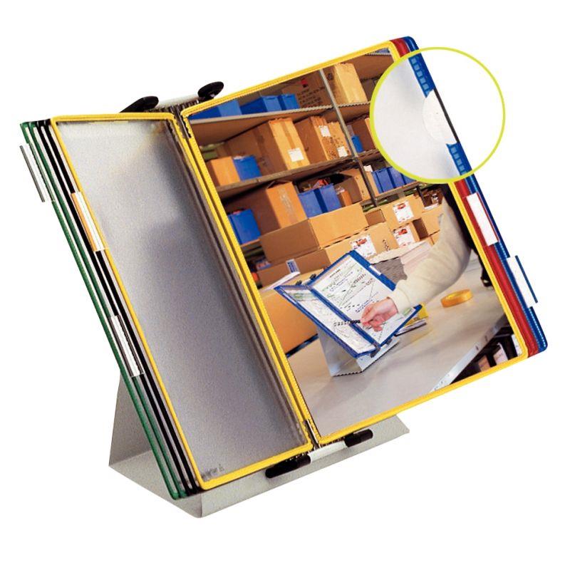 Image de  Pupitre de bureau 10 pochettes à pivots 