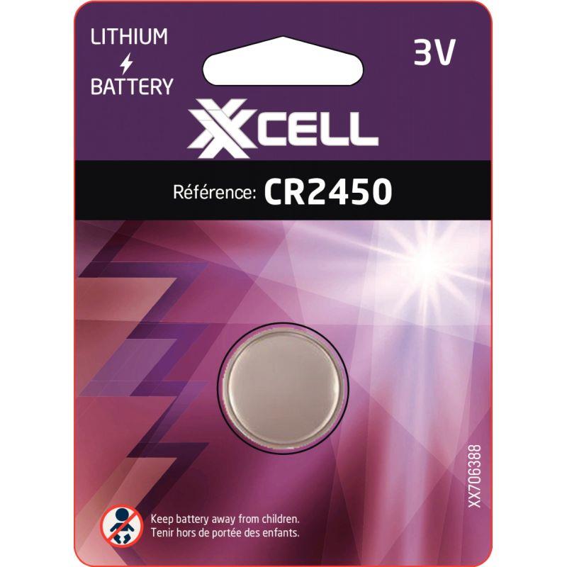 Image de  Blister 1 pile lithium CR2450 XXCELL 