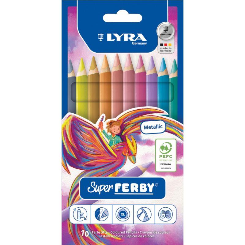Image de  Etui10cray coul superferby mtl 