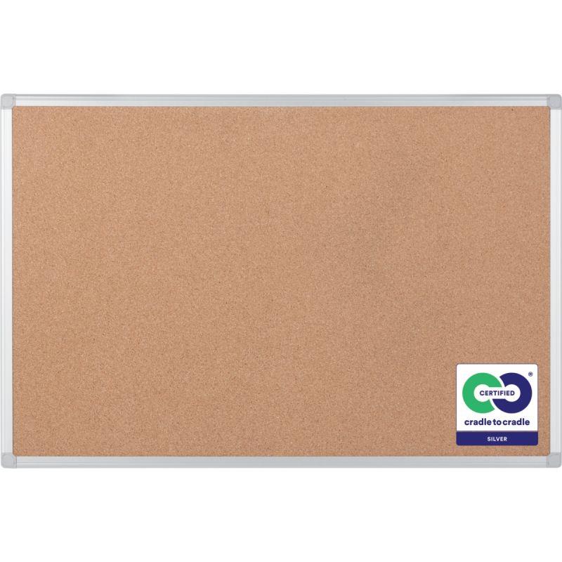 Image de  Tableau liège Earth 150x100cm cadre alu 