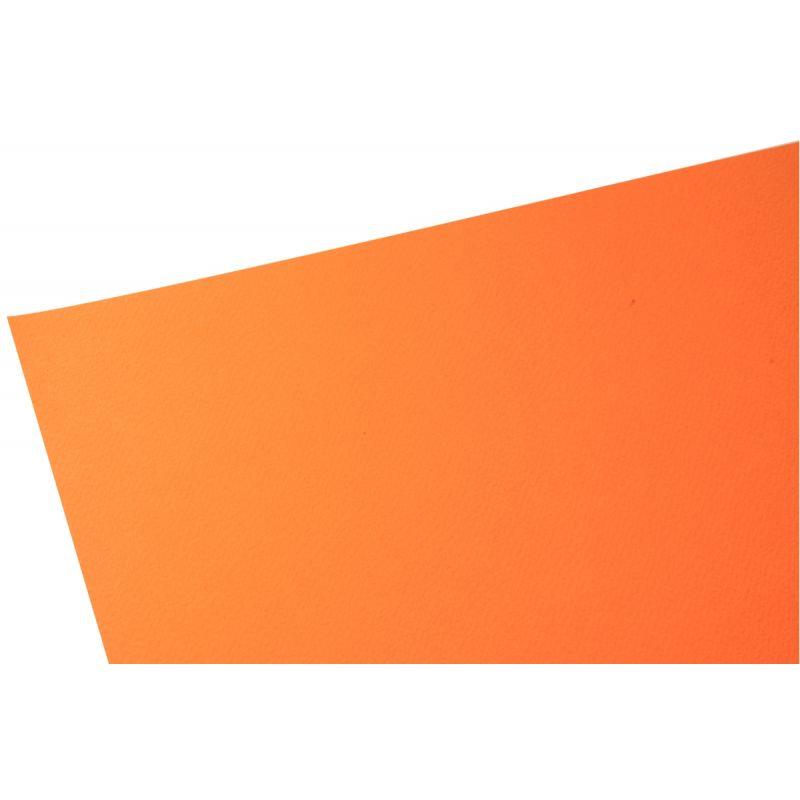 Image de  Paquet de 10 feuilles à dessin 50x65cm 160g orange vif 