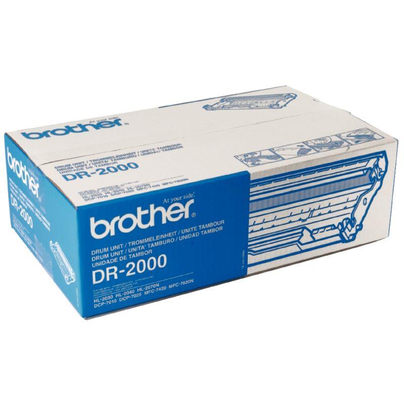 Image de  Brother DR2000 tambour laser noir authentique 