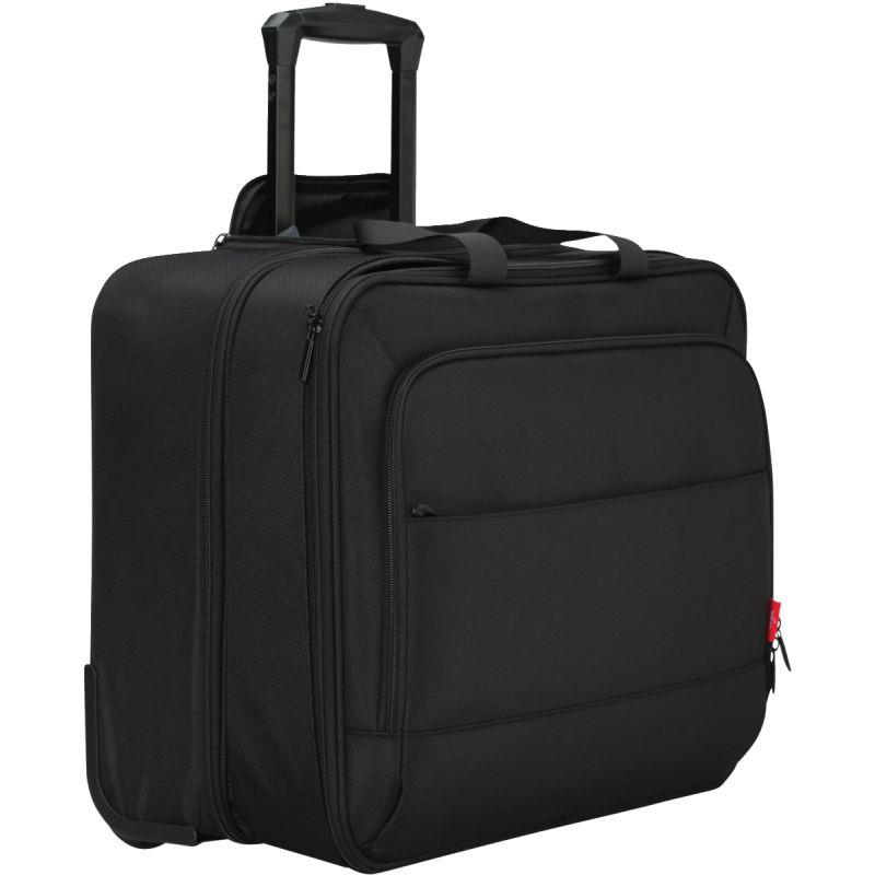 Image de  Trolley deux roues noir de 17 pouces 