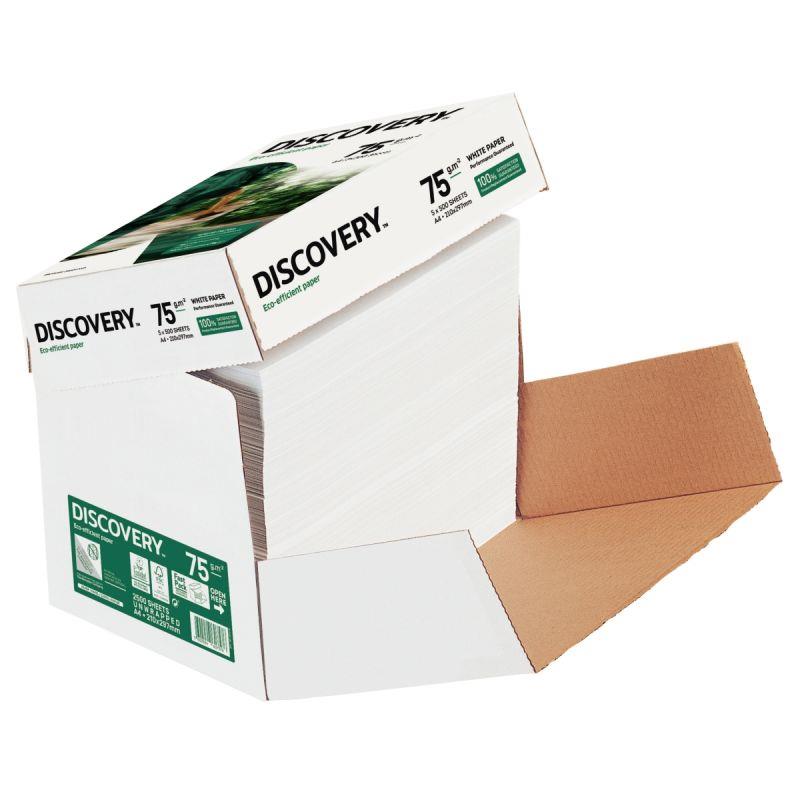 Image de  Fast pack de 2500 feuilles format A475g blanc DISCOVERY 